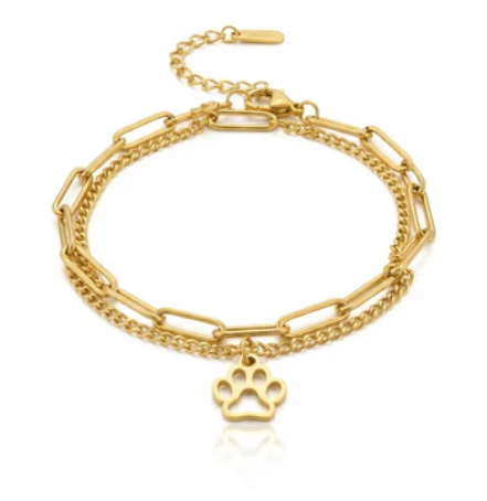 Infinity Paw Necklace